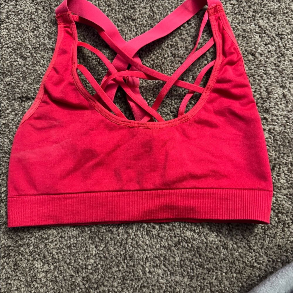 Victoria's Secret Pink Strappy Sports Bra